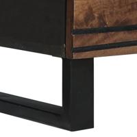 Dressoir met lade Bruin 60 x 33.5 x 75 cm Massief mangohout - thumbnail