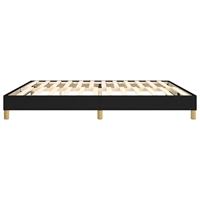 Boxspringframe stof zwart 200x200 cm - thumbnail