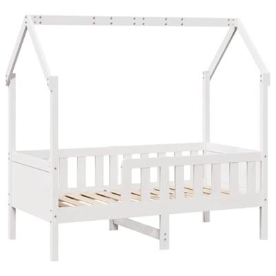 Kinderbedframe met lades 70x140 cm massief grenenhout