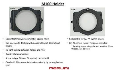 Marumi magnetische filter houder m100 voor 100 mm filters - thumbnail