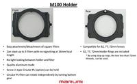 Marumi magnetische filter houder m100 voor 100 mm filters - thumbnail