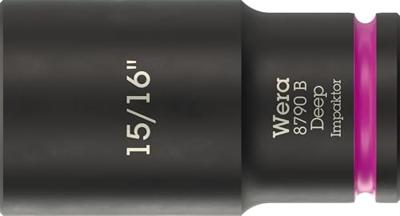 Wera 8790 B Impaktor Deep 05005575001 Dop (zeskant) Dopsleutelinzetstuk 15/16