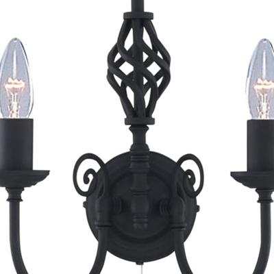 Searchlight Zwarte wandlampZanzibar - 3380-2