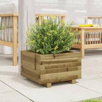 VidaXL Plantenbak 40x40x26,5 cm geïmpregneerd grenenhout - thumbnail
