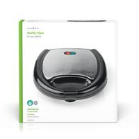 Nedis Wafelijzer 750 W Zwart - thumbnail