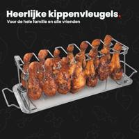 GrillX BBQ Kippenvleugelhouder - thumbnail