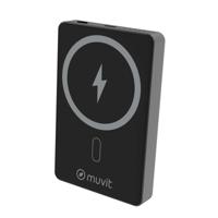 Powerbank Muvit for Change Zwart Aluminium 10000 mAh - thumbnail