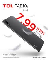 Tablet TCL Tab 10L Gen2 10,1" Octa Core 3 GB RAM 32 GB Zwart - thumbnail