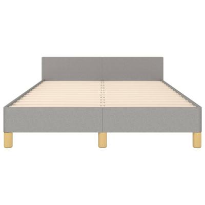 Bedframe zonder matras 120x190 cm stof lichtgrijs