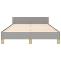 Bedframe zonder matras 120x190 cm stof lichtgrijs - thumbnail