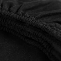 Cinderella hoeslaken jersey 200x210/220 tot 25cm zwart - thumbnail