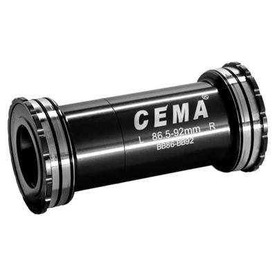 Shimano Cema bracketas bb89 interlock -rvs-zwart