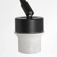 Steinhauer Vloerlamp prestige chic 8113zw zwart kap grijs linnen - thumbnail