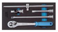 Gedore 1500 CT1-1993 T 2309106 Accessoires voor dopsleutels 1/2 (12.5 mm) 5-delig - thumbnail