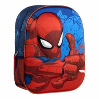 3D-schoolrugzak Spider-Man Blauw 25,0 x 31,0 x 10,0 cm - thumbnail