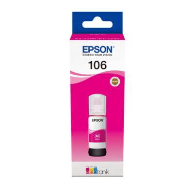 Compatibele inktcartridge Epson 106 EcoTank Magenta ink bottle 70 ml Magenta