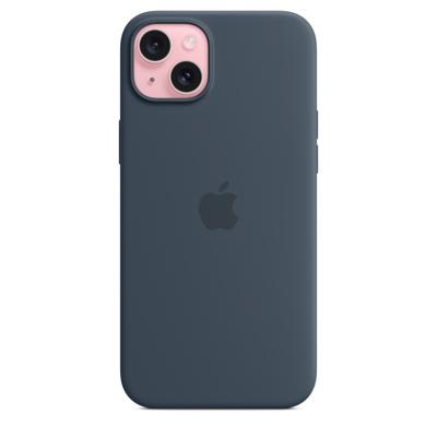 MT123ZM/A Apple Silicone Case with MagSafe iPhone 15 Plus Storm Blue