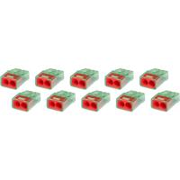 Lasklem - Vintex - 2 Polig - 0.2-2.5 mm2 - Rood - 10 Stuks - thumbnail