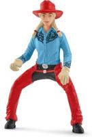 Schleich Farm World Barrel Racing met Cowgirl - thumbnail