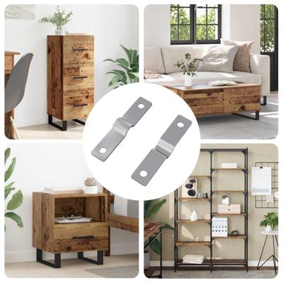 Strijkplaat 2 pcs Zilver 50 x 10 x 1,2 mm IJzer