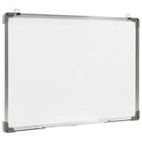 VidaXL Whiteboard magnetisch 90x60 cm staal wit - thumbnail