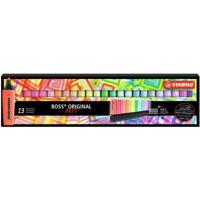 STABILO BOSS ORIGINAL, markeerstift, 23 stuks ARTY deskset, set met 9 neonkleuren + 14 pastelkleuren - thumbnail