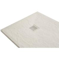 Wiesbaden Stonea Douchebak - Antislip - Composiet - 900x1200x30mm - Inkortbaar - Beige - thumbnail
