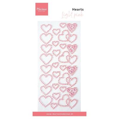 Marianne Design • decorations heart rhinestones light pink