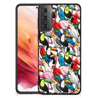 Samsung Galaxy S21 Dierenprint Telefoonhoesje Birds - thumbnail