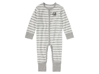 bellybutton Baby meisjes / jongens slaapoverall met omkeerbaar voetdeel, met bio-katoen (74, Grijs/wit) bellybutton Baby meisjes / jongens slaapoverall met omkeerbaar voetdeel, met bio-katoen (74, Grijs/wit)