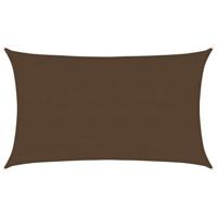 VidaXL Zonnezeil 160 g/m² 5x8 m hdpe bruin - thumbnail