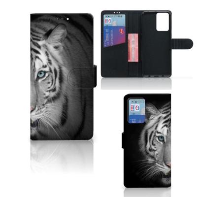 Xiaomi Redmi Note 10 Pro | Telefoonhoesje | Met pasjeshouder | Tijger