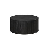 Salontafel - Rond - MDF - Zwart - Essential - Diameter 80 cm Hoogte 36 cm - RONIN - thumbnail