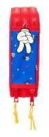 Driedubbele Pennenzak Mickey Mouse Clubhouse Good day Blauw 12,5 x 19,5 x 5,5 cm 37 Onderdelen - thumbnail