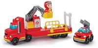 Abrick brandweerwagen met brandweerauto - thumbnail