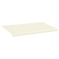 VidaXL Vervangingsdoek voor luifel 5x3,5 m crèmekleurig - thumbnail