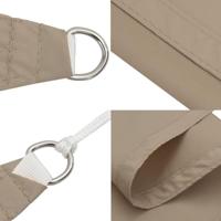 Zonnescherm rechthoekig 3x6 m oxford stof taupe - thumbnail
