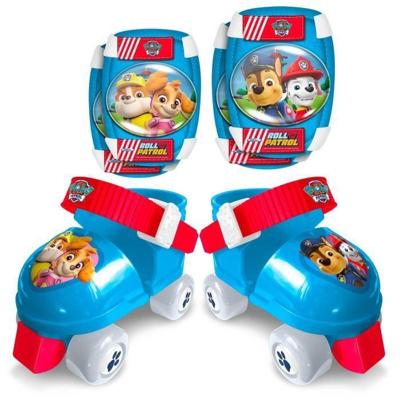 Nickelodeon paw patrol rolschaatsen met bescherming blauw maat 23-27