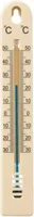 Muurthermometer kunststof beige 17x2,5x0,5cm Nature - Nature - thumbnail