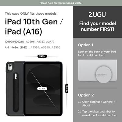 Zugu Case iPad (10th gen/A16) - Red