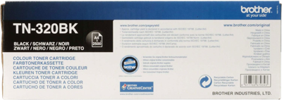 Brother toner, 2.500 pagina's, OEM TN-320BK, zwart