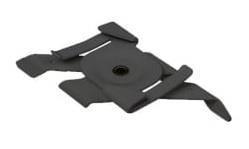 Nordic Systeemplafondklem tbv. rail 3-fasen zwart