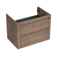 Onderkast Forzalaqua Gela 80x51x60 cm 2 Softclose Lades Eiken Havanna Forzalaqua - thumbnail