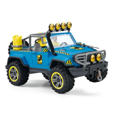 Schleich Off-road voertuig met dino wachtpost