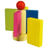 Goki houten domino speelset, 247dlg. - thumbnail