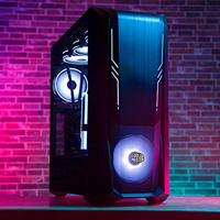 Cooler Master mb500-kgnn-s00 masterbox 500 black, atx, midi-tower, window, argb, finemesh, tool-free - thumbnail