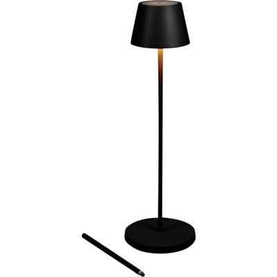 KonstSmide Oplaadbare vloerlampPomezia Medium zwart - 7841-750