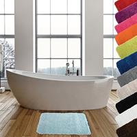 MSV Badkamerkleedje|badmat voor op vloer - lichtblauw - 50 x 70 cm - thumbnail