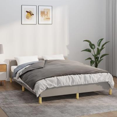 VidaXL Verzwaringsdeken met hoes 138x200 cm 10 kg stof grijs VidaXL Verzwaringsdeken met hoes 138x200 cm 10 kg stof grijs