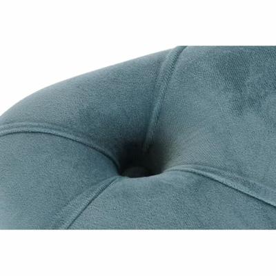 Kruk DKD Home Decor Blauw Polyester Fluweel Hout MDF (88 x 53 x 48 cm)